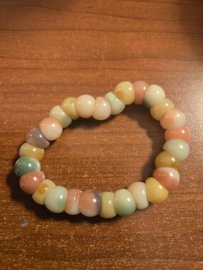 Mudi Fidget Bracelet Pastel Multicolor Beaded Stretch Bracelet - Women Jewelry